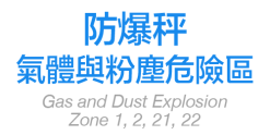 防爆秤／氣體與粉塵危險區